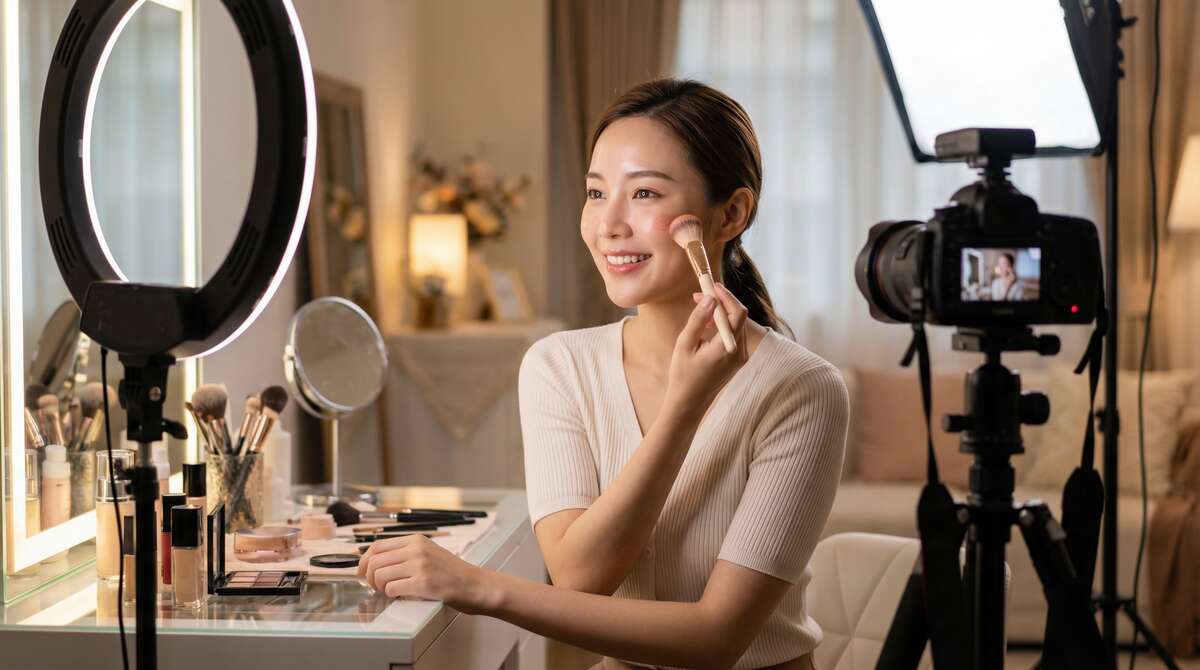 反差母狗美妆视频教程